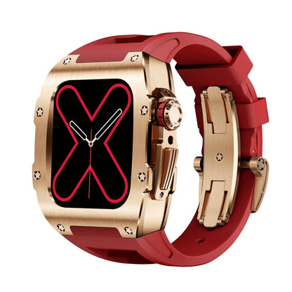 Caja metálica premium para Apple Watch – RM 9009 Acabado dorado