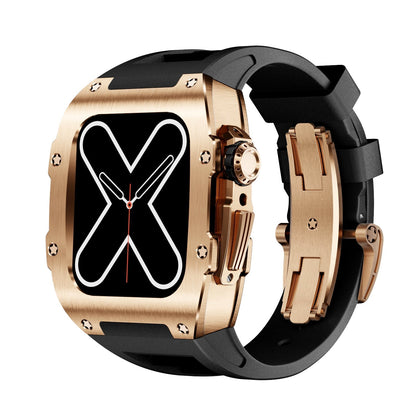 Caja metálica premium para Apple Watch – RM 9009 Acabado dorado