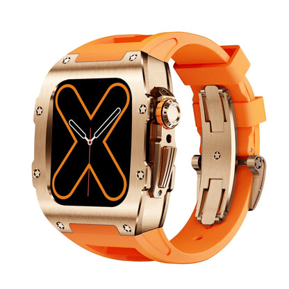 Caja metálica premium para Apple Watch – RM 9009 Acabado dorado