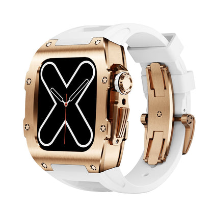 Caja metálica premium para Apple Watch – RM 9009 Acabado dorado