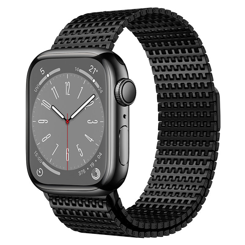 Correa de acero para Apple Watch – Lujo minimalista con ajuste magnético