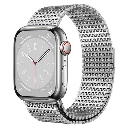 Correa de acero para Apple Watch – Lujo minimalista con ajuste magnético