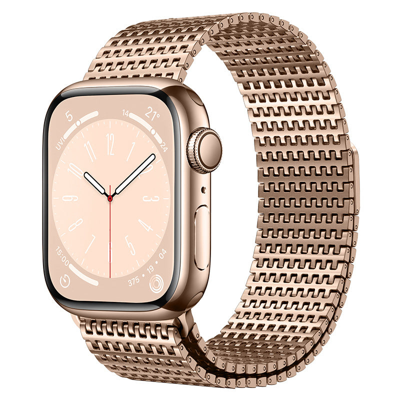 Correa de acero para Apple Watch – Lujo minimalista con ajuste magnético