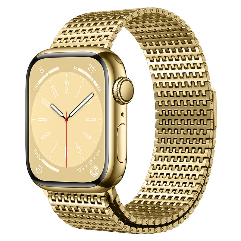 Correa de acero para Apple Watch – Lujo minimalista con ajuste magnético