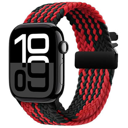 Correa trenzada de nailon para Apple Watch con hebilla de paracaídas