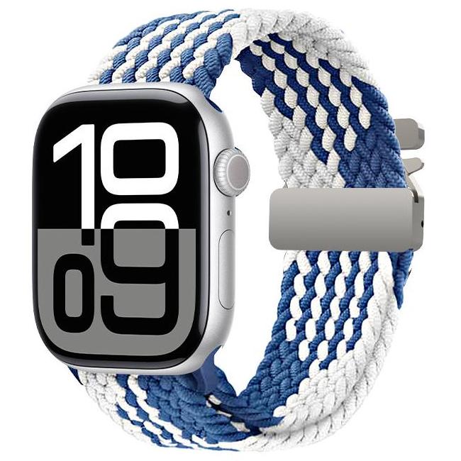 Correa trenzada de nailon para Apple Watch con hebilla de paracaídas