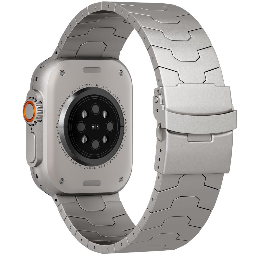 Correa de titanio prémium para Apple Watch Ultra – Ligera y con ajuste magnético