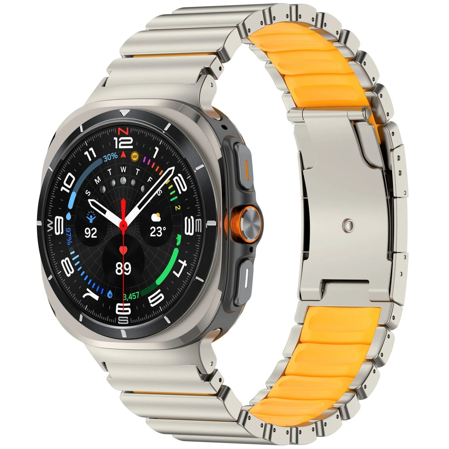 Correa de titanio premium para Samsung Galaxy Watch – Confort técnico y durabilidad