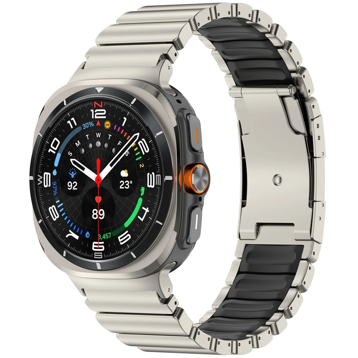 Correa de titanio premium para Samsung Galaxy Watch – Confort técnico y durabilidad