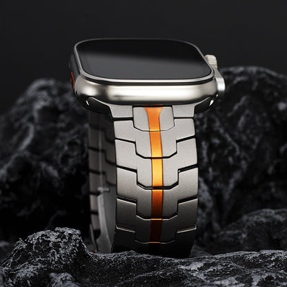 Correa de titanio para Apple Watch de hombre – Fabricación duradera con acabado refinado