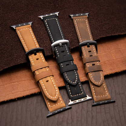 Classic Leather Apple Watch Band for Men – Timeless and Elegant Design