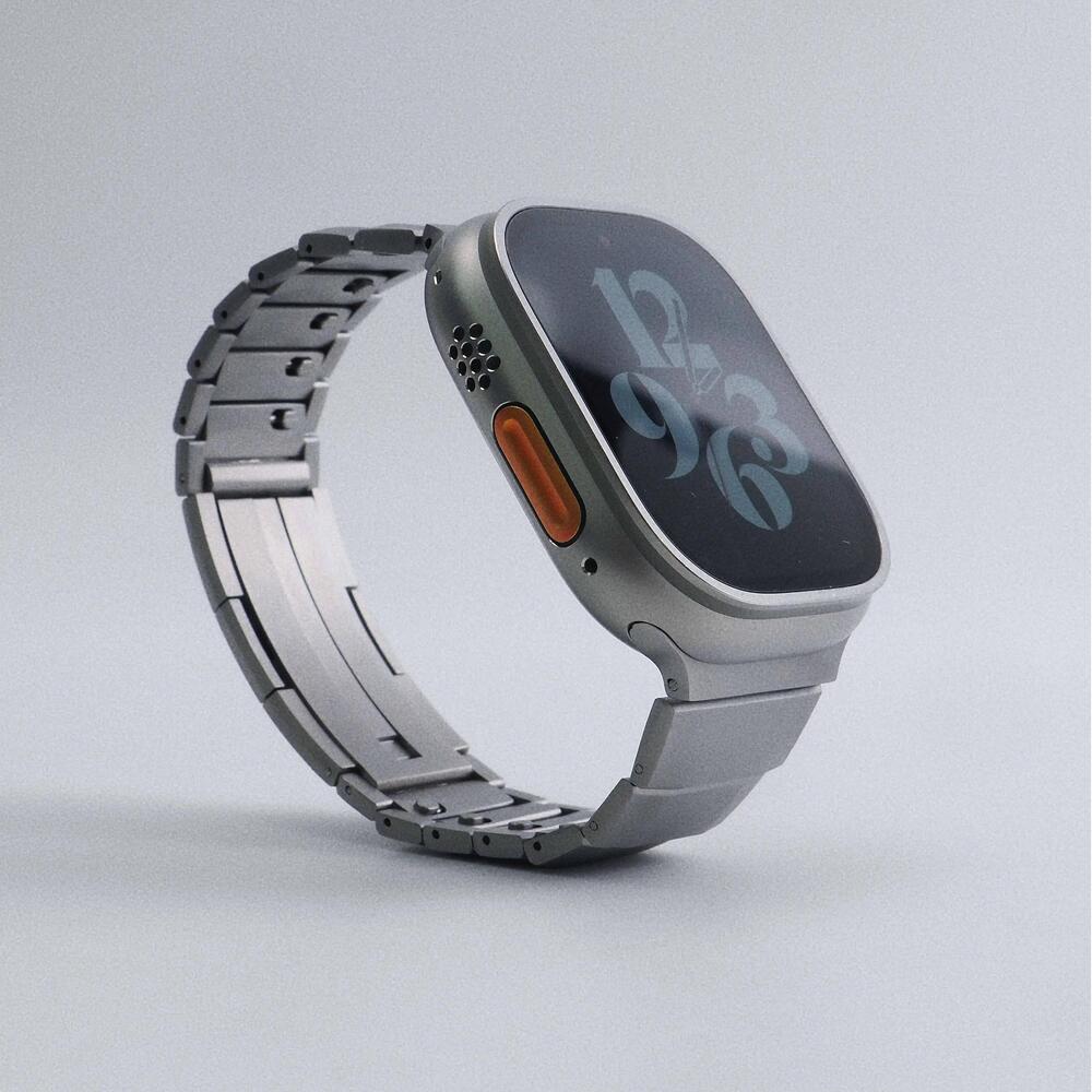 Correa de eslabones Premium para Apple Watch – Estilo refinado de acero inoxidable
