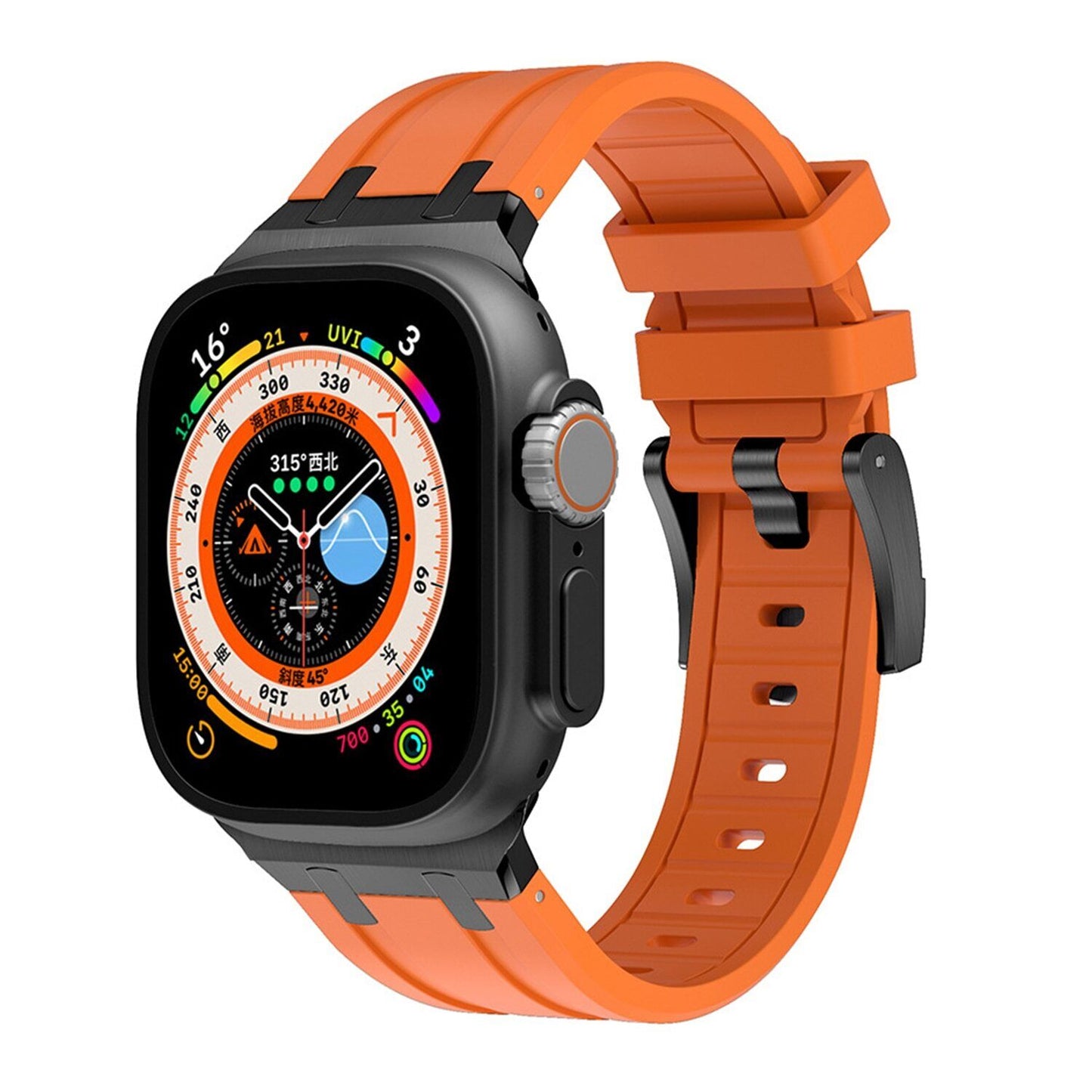 Correa elegante para Apple Watch – Silicona de primera calidad con ajuste seguro