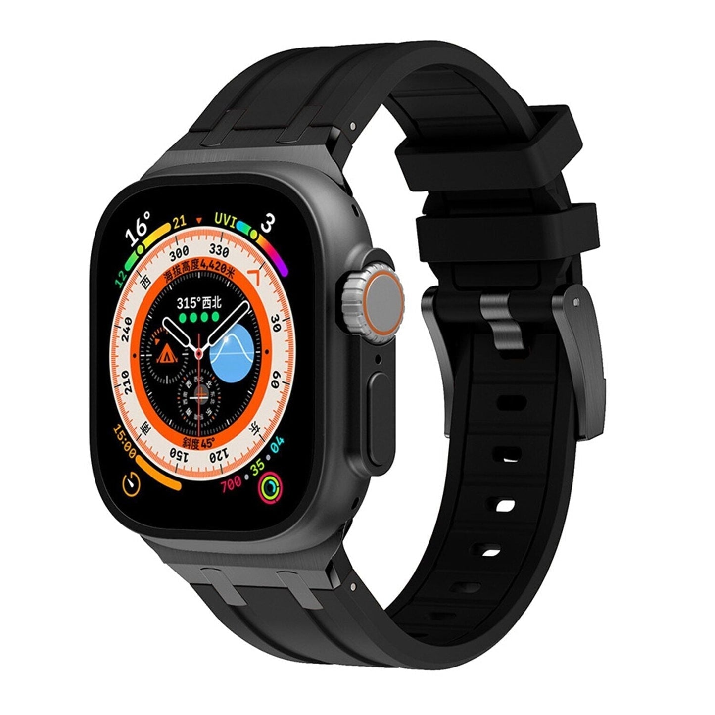 Correa elegante para Apple Watch – Silicona de primera calidad con ajuste seguro