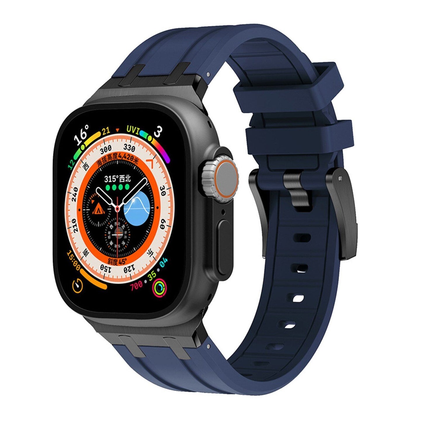 Correa elegante para Apple Watch – Silicona de primera calidad con ajuste seguro