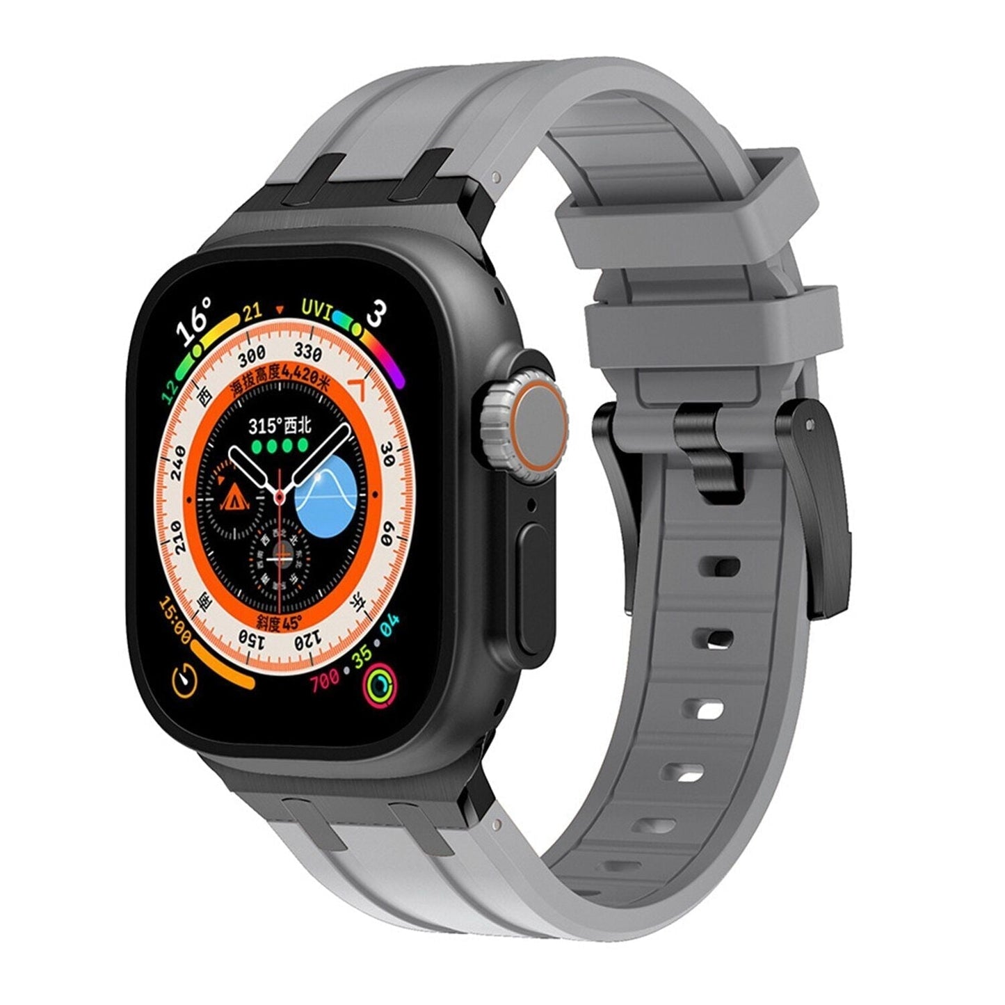Correa elegante para Apple Watch – Silicona de primera calidad con ajuste seguro