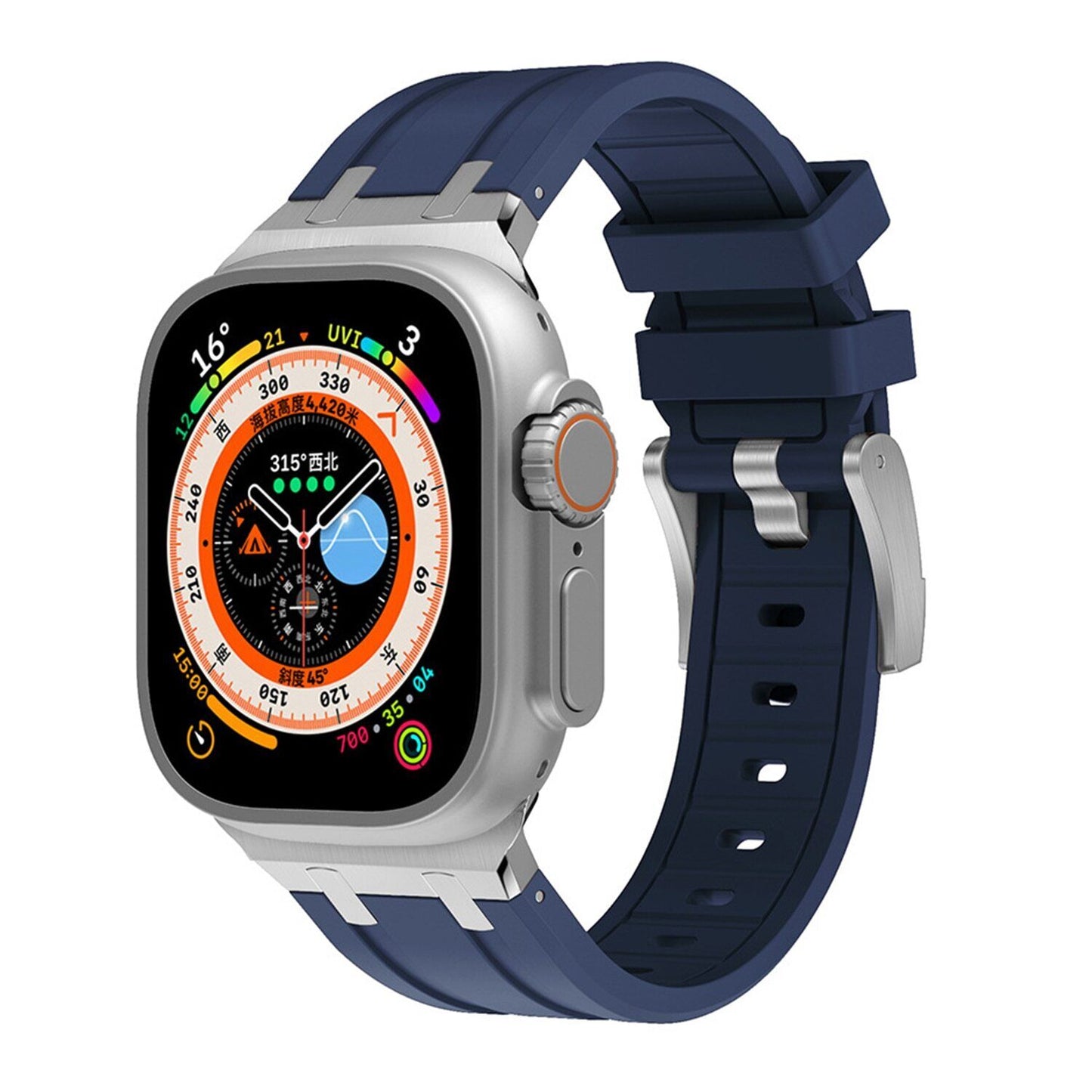 Correa elegante para Apple Watch – Silicona de primera calidad con ajuste seguro