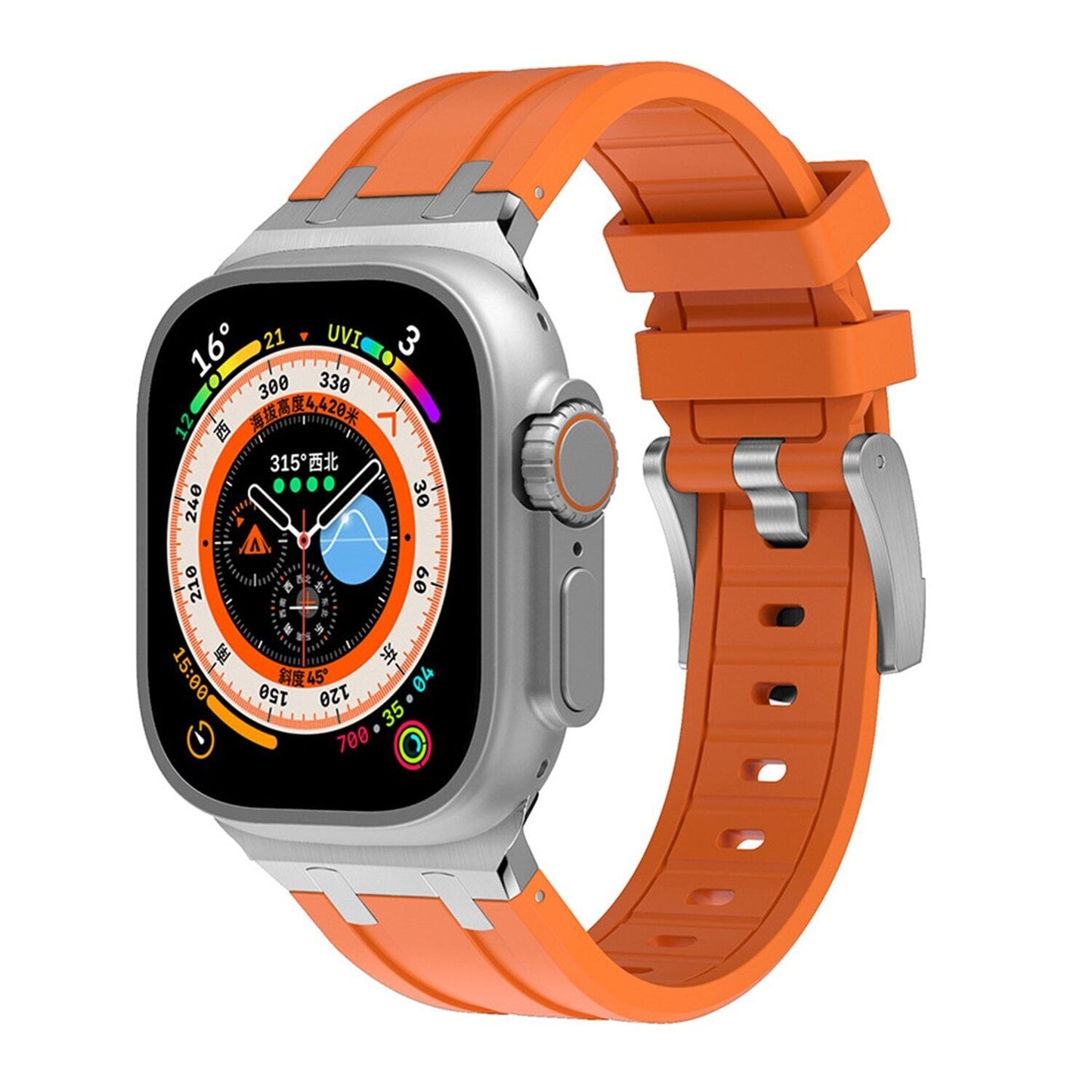 Correa elegante para Apple Watch – Silicona de primera calidad con ajuste seguro
