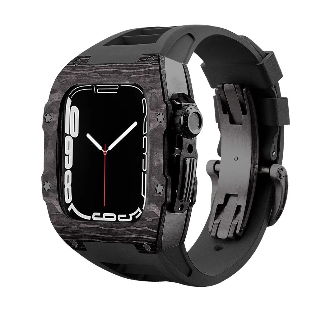 Estuche de fibra de carbono para Apple Watch – Serie RM 9009