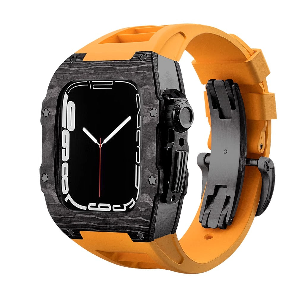Estuche de fibra de carbono para Apple Watch – Serie RM 9009