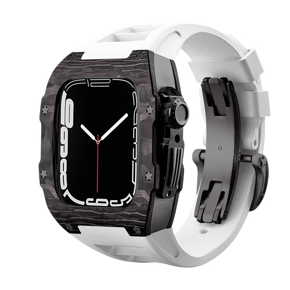 Estuche de fibra de carbono para Apple Watch – Serie RM 9009